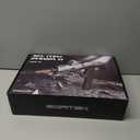 Toy Gun Automatic Sniper Rifle with Tactical Vest Kit Futuristic Electric High Speed Toy Foam Blaster Gun with 150 Darts Shooting Games Toys Birthday for Boys Adults Age 8+