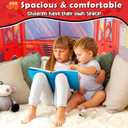 Pop Up Play Tent for Kids Aged 3-5 Years Old Boys and Girls : Fire Truck Tent Playhouse Toy Play Tents for Toddlers 3-5 Kids Tent Indoor Outdoor Playhouse Toys for 3 + Year Old, Fire Truck