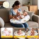 x-vesolje Nursing Pillow, Breastfeeding Pillow with Removable Cover, Ergonomic Breast Feeding Pillow, Baby Feeding Support Pillow for Mom Easier Breastfeeding- Original Size/Dinosaurs