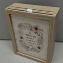 5x7 Pets Memorial Shadow Box Frame, Dogs Cats Photo Display with Paw Prints Keepsake, Memorial Sympathy Gifts for Loss of Dog Cat, Grey