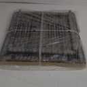 Wicker Patio Table,Rattan Coffee Table with Glass Top for Patio Proch Deck Balcony Rectangle Brown