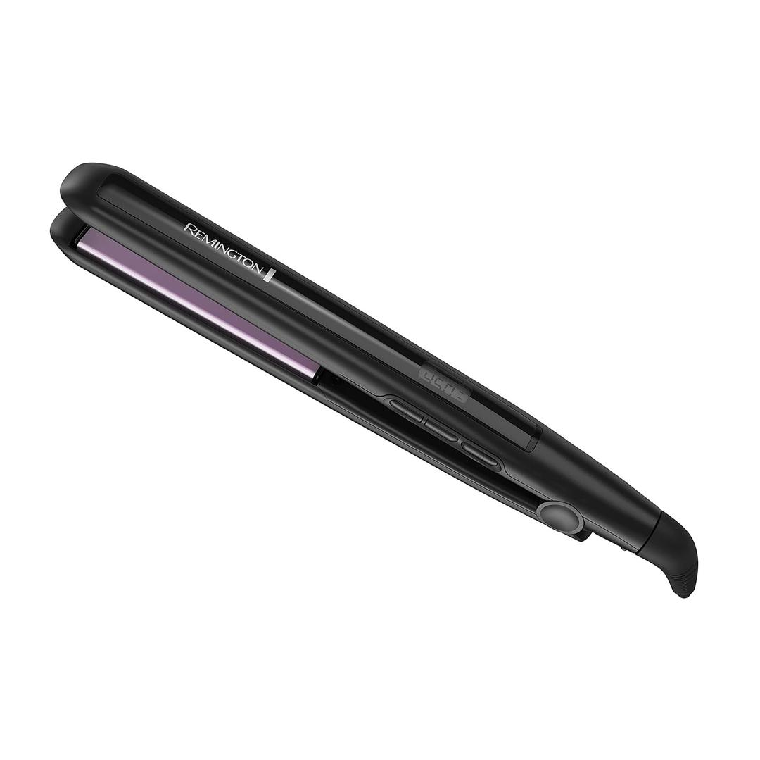 Remington Amazing Hair Bundle: Anti Static Ceramic Hair Straightener & Digital 1-1  Inch Ceramic Curling Wand
