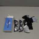 SIGVAN 6 Pack Oprah Style Reading Glasses Blue Light Blocking Square Computer Spring Hinge Readers for Women Men (3 Black, 2.75 x)