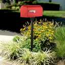 ARCHITECTURAL MAILBOXES 7600R MB1 Mailbox, Medium, Red
