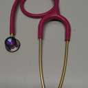 3M Littmann Classic II Infant Stethoscope, 2157, Stainless Steel Rainbow-Finish Chestpiece, 28" Raspberry Tube, Brass Stem, and Headset