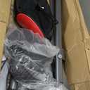 Lightweight 33LB Foldable Exercise Bike for Small Apartments, Stationary Bikes for Home Workout, Indoor Portable Cycling Bike with 16-Level Magnetic Resistance, 260LBS Capacity, 5.5 LBS Flywheel