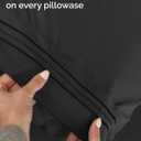 Twin XL Size 3 Piece Sheet Set - Comfy Breathable & Cooling Sheets - Hotel Luxury Bed Sheets for Women & Men - Deep Pockets, Easy-Fit, Extra Soft & Wrinkle Free Sheets - Black Oeko-Tex Bed Sheet Set