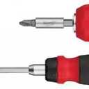 Milwaukee Electric - 2PC 14-in-1 RATCHETING Multi-BIT Screwdriver and 8