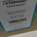 Vtopmart 2 Pack Larger Higher Pull Out Bathroom Under Sink Organizer (M-Higher)
