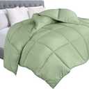 Utopia Bedding Comforter Duvet Insert, Quilted Comforter with Corner Tabs, Box Stitched Down Alternative Comforters King Size (Sage Green) (King (Pack of 1))