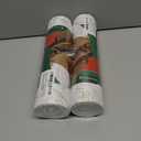2 x Shelf Liners for Kitchen Cabinets 12in x 20FT Non Adhesive Drawer Liner Gold Floral Thickened Shelf Liner Paper Strong Non-Slip Easy to Clean for Tool Box Refrigerator with Knife and Tape Measure