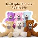 MaoGoLan Giant Teddy Bear 4 Feet,Adorable and Cuddly Big Bear Stuffed Animal 47", Classic Teddy Bear Plush Gift Decoration for Baby Shower,Party,Birthday,Valentines Day,Tan