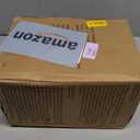 Amazon Basics Oscillating Ceramic Space Heater, Portable Fast Heating Indoor Solution, With Overheat and Tip-Over Protection, Thermostat, 1500W, 7.52"D x 6.34"W x 9.45"H, Black