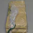 100 Pcs Kraft Stand Up Pouches 5.5 x 7.9 Inch Resealable Zip Lock Food Storage Bags with Matte Window for Packaging