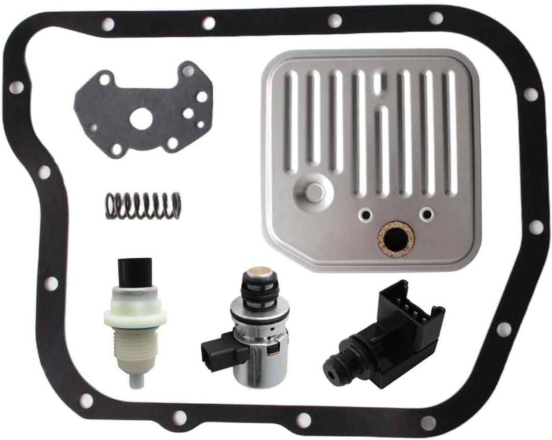 AUCERAMIC Governor Pressure Sensor Solenoid Kit Fit for Dodge Ram 1500 2500 3500 Dakota Durango 2001-2009 for Jeep Grand Cherokee 2001-2004 A500 A518 A618 42RE 44RE 46RE 47RE 48RE Transmission 2000-up