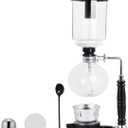 YUCHENGTECH Siphon Syphon Coffee Maker Tabletop Glass Siphon Pot Glass Technica Siphon Vacuum Coffee Maker(5 Cups(600ml))
