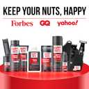 HAPPY NUTS Comfort Powder Deodorant For Men: Anti-Chafing Sweat Defense, Odor Control, Aluminum-Free, Perfect Stocking Stuffer Gift for Men's Private Parts 6 oz (1 Pack), Original Scent