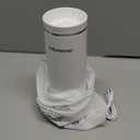 Baby Brezza Portable Warmer  3X Faster Baby Bottle Warming - Travel Breastmilk and Formula Warmer - Safe, Even Heating - Up to 9oz - No Adapters, White