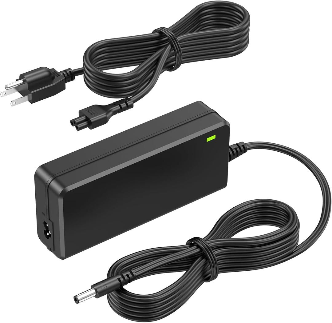 12V Charger Cord for Wahoo WF123 WFBKTR4 Fitness KICKR Core Smart Trainer Bike Power Cord AC/DC Adapter Supply Cable for Wahoo KickrCore Cycling Indoor Ride Training Bike SUN-1200500 12VDC Battery