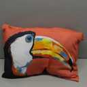 Creative Products Bright Jungle Toucan on Teal 14x20 Indoor / Outdoor Pillow