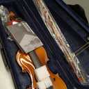 Pyle 1/4 Size Beginner Violin Starter Kit, Violin Starter Package with Travel Case & Bow, Extra Strings, Digital Tuner, Shoulder Rest & Cleaning Cloth for Students, Kids, Adults