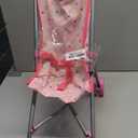 Dream Collection, Doll Stroller - Metal Fold Up and Down Umbrella Stroller for Realistic Pretend Play, Pink - 23