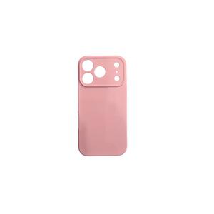 Shockproof Case for iPhone 17 Pro Max Liquid Silicone Phone Case, Full Body Camera Lens Protective Phone Cover, Anti-Scratch Soft Microfiber Lining Slim Thin Skinny iPhone 17 Pro Max Case - Pink