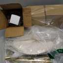 Pink Floor Lamp for Living Room,Bedroom,Gold Mid Century Modern Standing Lamp Brass Tree 3 Light Tall Floor Lamps Vintage Retro Floor Lights Glass Flower Lamp Shade Girls Kids Boho Bohemian