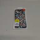 for iPhone 14 Case Flower Creativity Pattern Design Soft Silicone Slim Shockproof Phone Cover for iPhone 14, 6.1 inch-Leaf Black