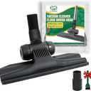 EZ SPARES Ultra-Thin 2cm Vacuum Brush Head  1.25 Inch (32mm) Universal Replacement for Cleaning Under Bed & Furniture, Compatible with Hoover, Bissell, Eureka, Royal, Dirt Devil, Rainbow