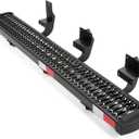 HECASA Grip Step 55-1/2 inch Steel Compatible with 2015 to Present Ford Transit 150/250/350 Passenger Side Sliding Door Running Board Side Step Cargo Van Step Black Powder Coated