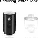 4 x Kingsmile Nano Mist Sprayer, Electric Nano Mister, Portable Face Mister for Eyelash Extensions & Daily Care, Mini Face Humidifier, Facial Mister with 1OZ /30ML Large Capacity Screwing Water Tank Black