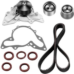 ECCPP Timing Belt Kit with Water Pump Compatible For 2003 2004 2005 2006 For Kia Sorento V6 3.5L TS26323A 146-1130 25100-39802 TBK323A