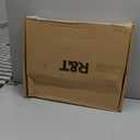 R&T Toilet Seat Riser 2" Raised Seat with Removable Padded Handles Fit for Elongated Toilets