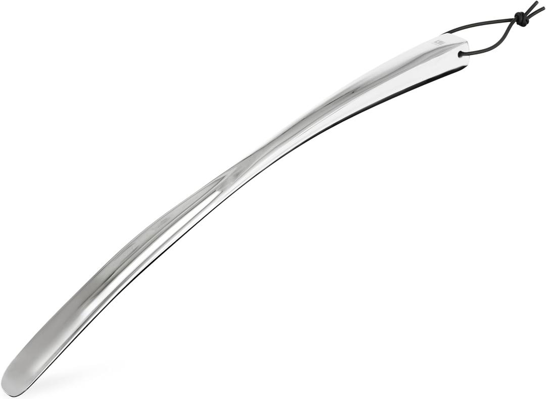 Umbra Slip Shoe Horn, Premium 18 Long Handle Aluminum Design, Chrome