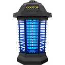 GOOTOP Bug Zapper Outdoor, Mosquito Zapper, 3 Prong Plug in Electric Fly Zapper, Mosquito Killer, Fly Traps, Flying Insects Zapper Indoor Outdoor 90-130V, 4200V, ABS Plastic Outer (Black)