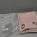 MIULEE Baby Pink Blackout Curtains for Girls Bedroom Living Room 78 Inches Long 2 Panels, Nursery Thermal Insulated Room Darkening Drapes Solid Grommet Top Noise Reducing Window Curtains 40x78 Inch