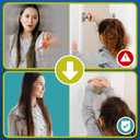 Child Safety Door Knob Cover (4 Pack) Hard-to-Remove Dual-Lock Door Handle Covers for Kids Reusable Baby Proof Door Knob Locks Installs Easily, No Tools Needed (Semi-Clear)