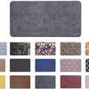 Mabel Home Anti Fatigue Floor Mat- 3 Size(20x32 & 20x39 & 24x70),16 Colors - Standing Desk Mat-Kitchen Floor Mat-Stain ResistantHome Non-Slip Bottom, Extra Soft (Grey, 20" x 39") (20 in x 39 in)