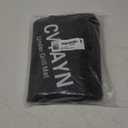 Cvtayn Under Grill Mat 42×30 Inch for Outdoor Charcoal, Flat Top, Smokers, Gas Grills.OilProof and WaterProof BBQ Fireproof Mat Protects Deck Grass, Indoor Fireplace Mat, Black