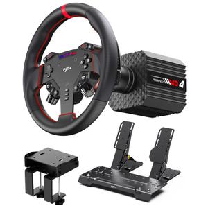 PXN VD4 Direct Drive Racing Wheel Bundle, 4Nm Force Feedback, for Windows
