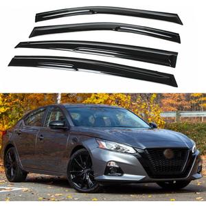 Window Visors Compatible with Nissan Altima Sedan 2019 2020 2021 2022 2023 2024 2025,Rain Guards Sun Shields Window Deflector,Tape-On Mugen Style,4PCS