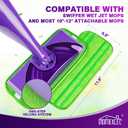 HOMEXCEL Microfiber Mop Pads Compatible with Swiffer Wet Jet, Reusable Machine Washable Swiffer WetJet Pad Refills, Mop Head Replacements for Multi Surface Wet & Dry Cleaning, Pack of 8