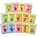 14 PCS Fruit Face Masks Skincare,Sheet Facial Mask Skincare Gifts Set,Plant and fruit mask, Kids Face Mask Spa Day Kit Supplies,Soothe Face Mask for Spa PartyMoisturizing, Brightening, Soothing