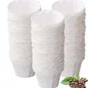 Disposable Paper Coffee Filters, Keurig K Cup Paper Filters for Keurig Single Brewer Reusable Cups, K-cup Coffee Pods, Fits All Brands Reusable K Cups (100) (White)