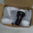 Portable LED Tent Lamp Emergency Lights with Hook, Hurricane Bulb Lantern Equipment for Camping, Hiking, Backpacking, Fishing Outage, Multicolor, 4 Pack