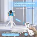 Hanpusen Tripod for Canon Camera, Wireless Shooting Grip with Remote Control - Tripod Stand with Rechargeable Shutter Release for R8/G7 X III/R50/R10/R100/M50/M200/M6 II/G5 X II, Replace HG-100TBR