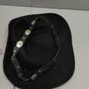 Womens Western Cowboy Hats Studded Pinched Western Cowgirl Hats Wide Brim Fedoras Hat with Belt Buckle (Size:Medium) (Black)