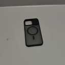 TORRAS for iPhone 15 Pro Max Case with Slide Camera Cover & Rotatable Kickstand, Magnetic Shockproof, Military Grade Drop Protection, Fit for MagSafe, Anti-Scratch Anti-Fingerprint, Translucent Black