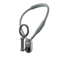 TELESIN Magnetic Neck Mount for Phones, Neck Cell Phone Holder POV/Vlog Selfie Mount Hand Free Phone Neck Holder Chest Stand Strap Video Recording for iPhone 16 15 14 13 12 Seires Android Phones Gray